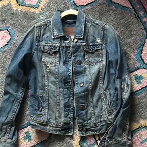 Vintage distressed Abercrombie Denim jacket